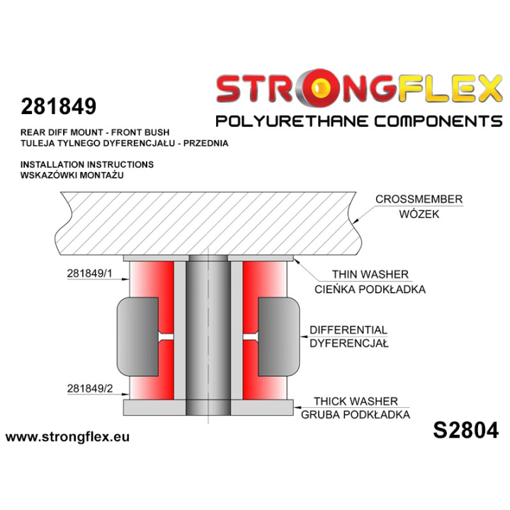 Strongflex 286116A: Kompletny zestaw zawieszenia SPORT