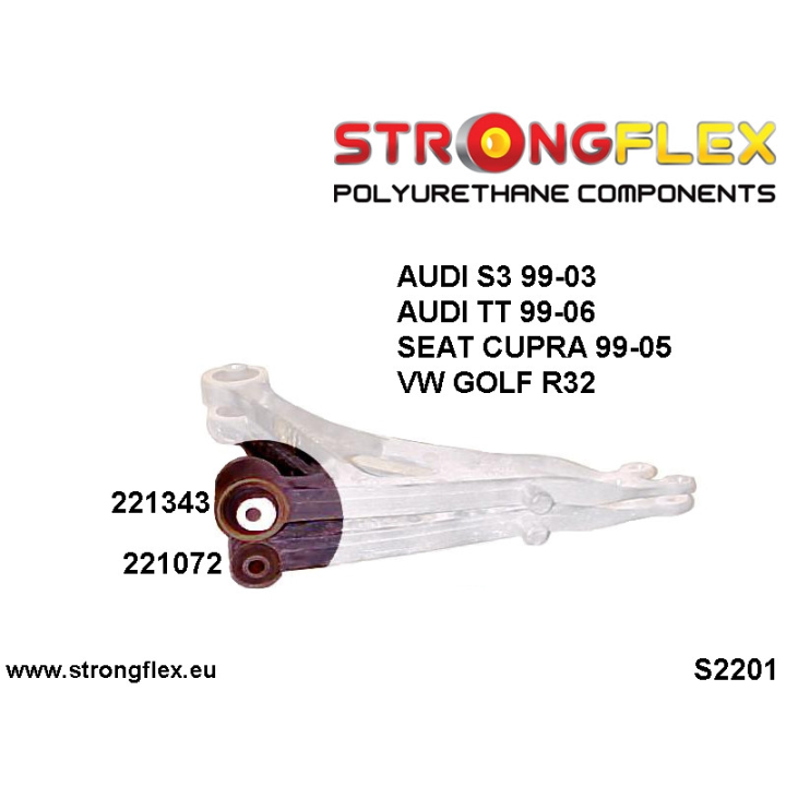 Strongflex 226086A: Zestaw zawieszenia przedniego SPORT