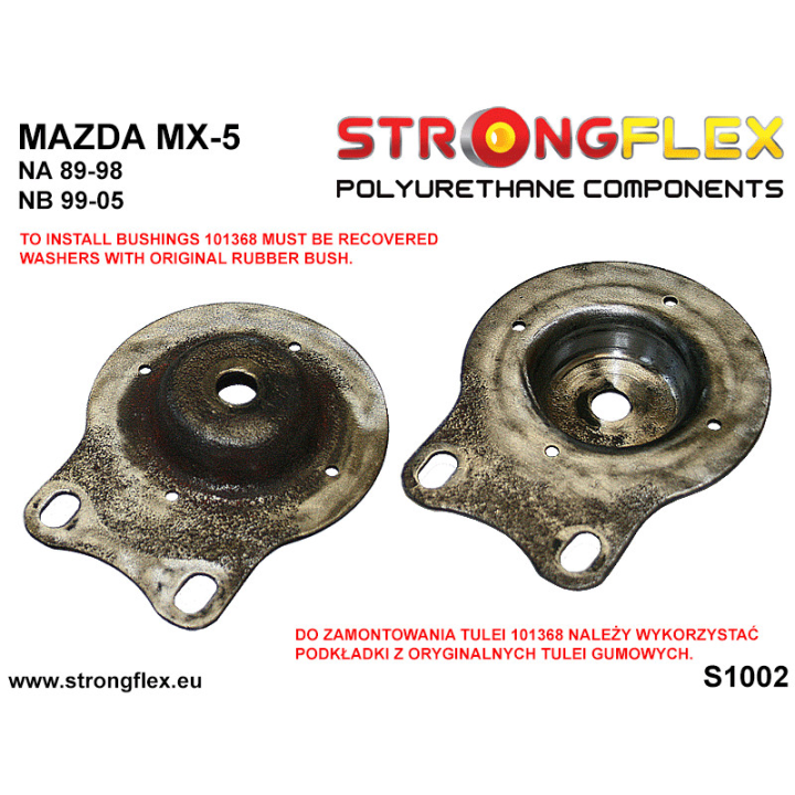 101368A: Tuleja mocowania tylnego dyferencjału SPORT Strongflex