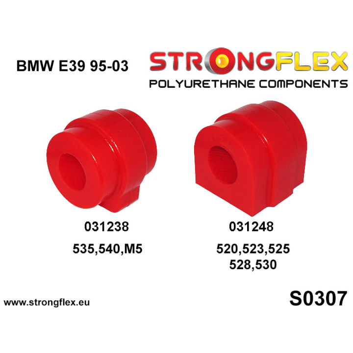 031248A: Tuleja stabilizatora przedniego SPORT Strongflex