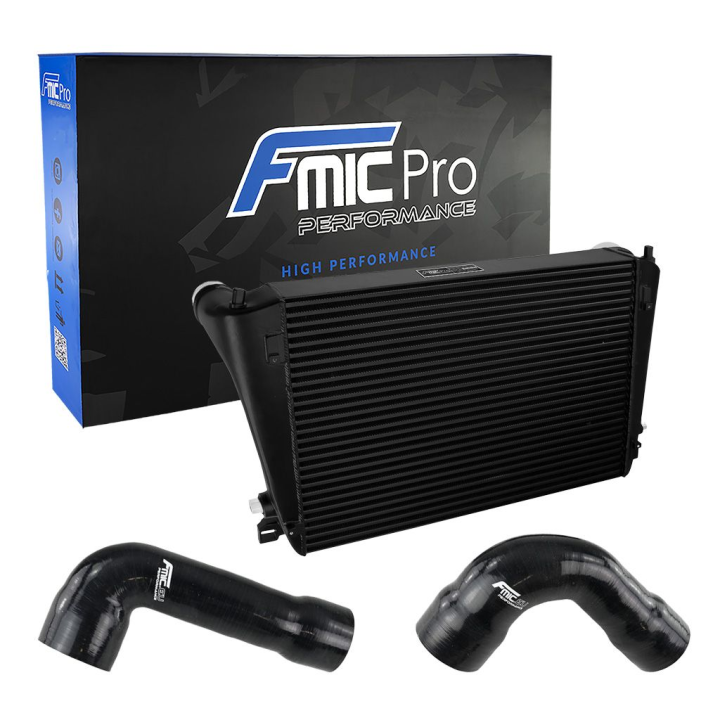 Intercooler FMIC.Pro z silikonami VAG 2.0 TSI EA888 GEN4 Golf VIII Mk8 Audi S3 8Y Cupra Octavia Leon 2019-