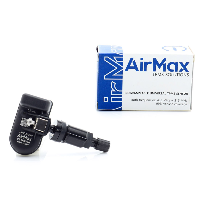 Czujnik ciśnienia AirMax TPMS V2 Sensor 315+433MHz Metal Black