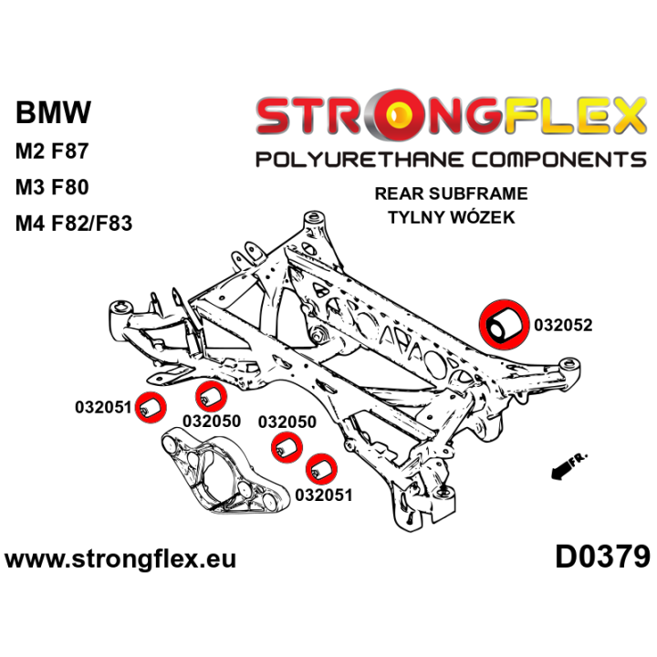 036068B: Kompletny zestaw zawieszenia Strongflex