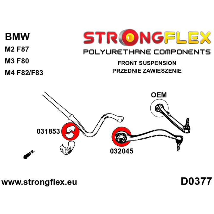 036068A: Kompletny zestaw zawieszenia SPORT Strongflex