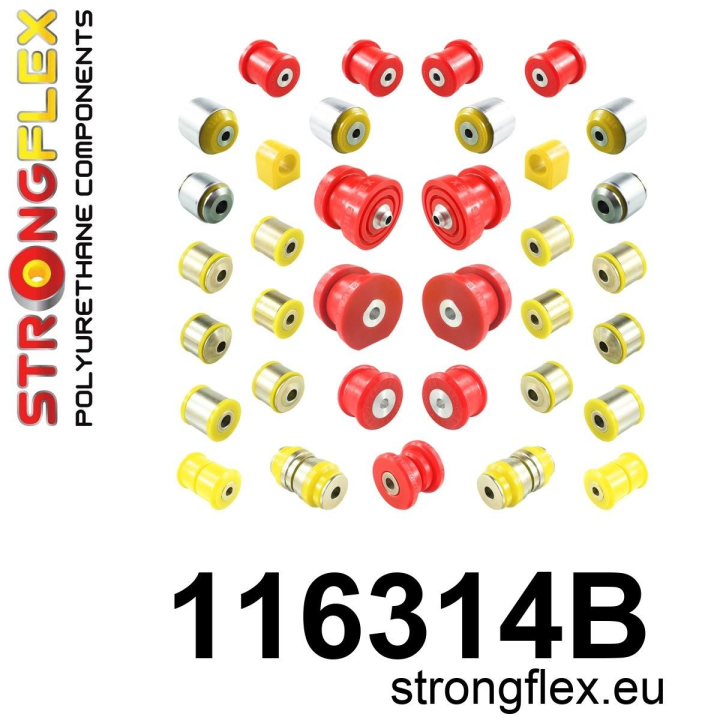 116314B: Kompletny zestaw zawieszenia Strongflex