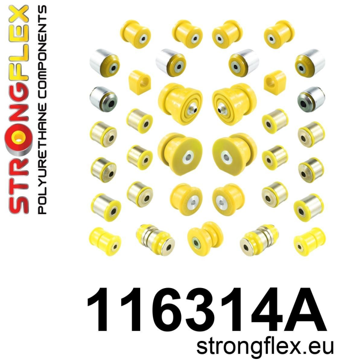 116314A: Kompletny zestaw zawieszenia SPORT Strongflex