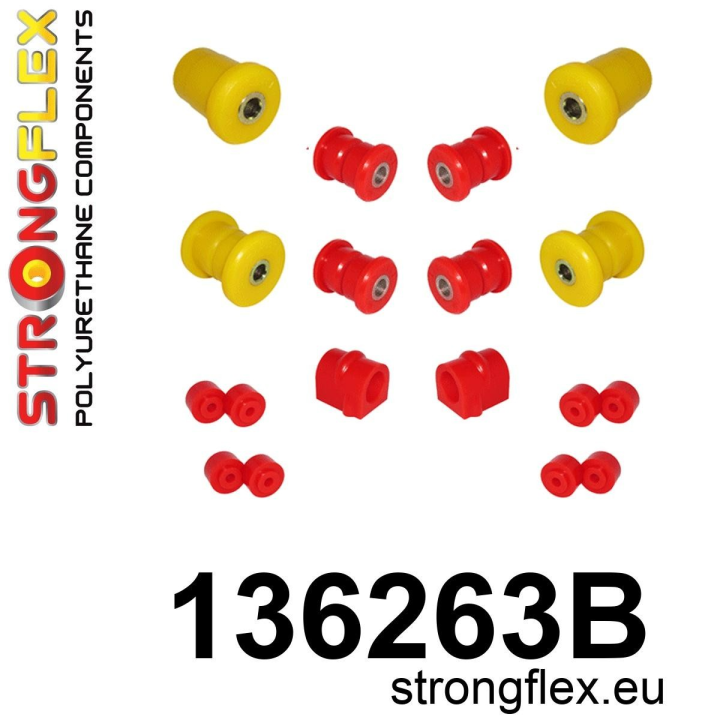 136263B: Zestaw zawieszenia przedniego Strongflex