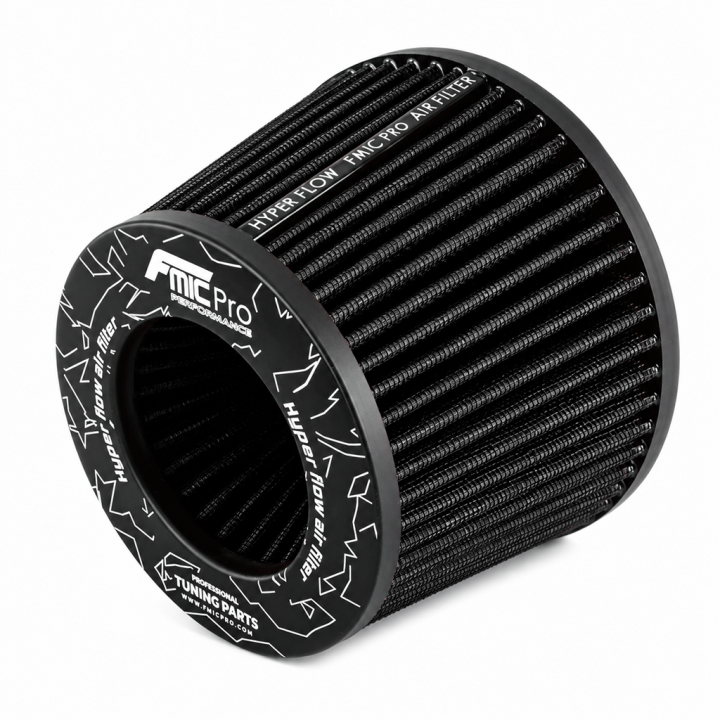 Stożkowy filtr powietrza FMIC.Pro dł. 100mm średnica montażowa 102mm Czarny