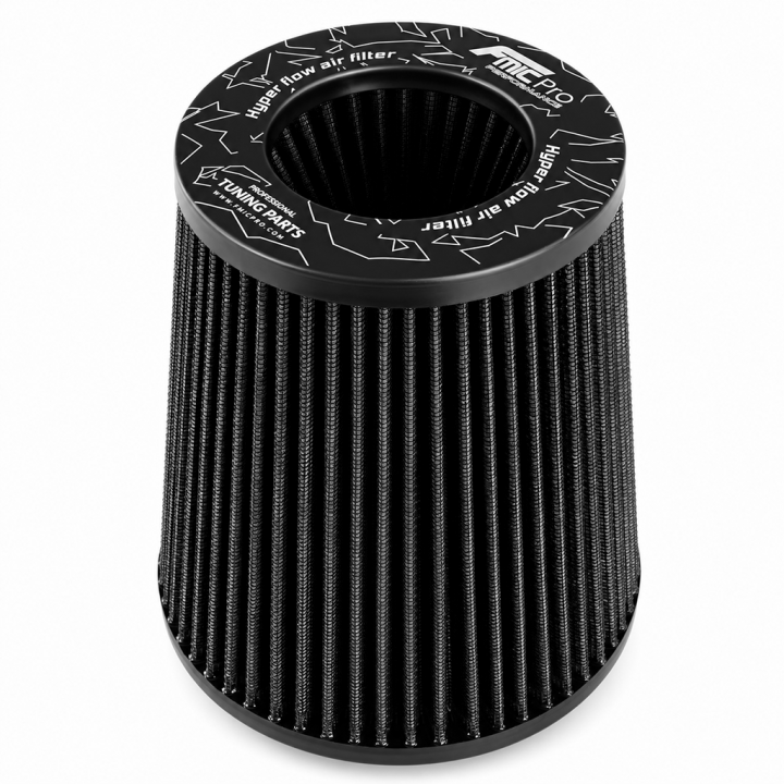 Stożkowy filtr powietrza FMIC.Pro dł. 175mm średnica montażowa 80mm Czarny