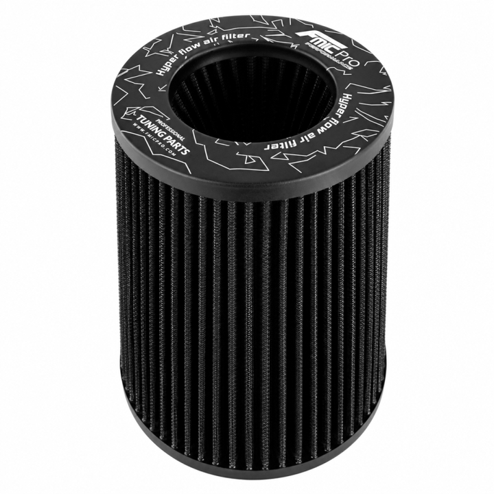 Stożkowy filtr powietrza FMIC.Pro dł. 200mm średnica montażowa 89mm Czarny