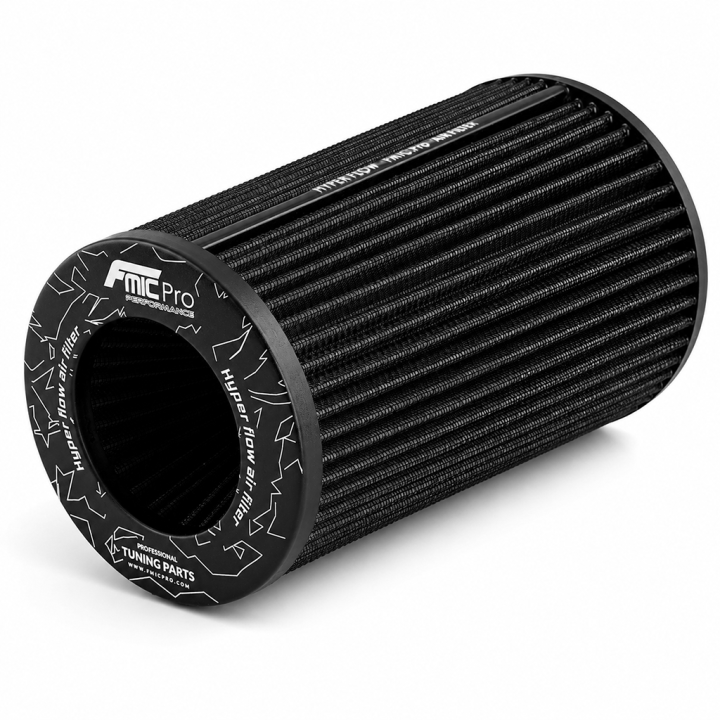 Stożkowy filtr powietrza FMIC.Pro dł. 225mm średnica montażowa 102mm Czarny