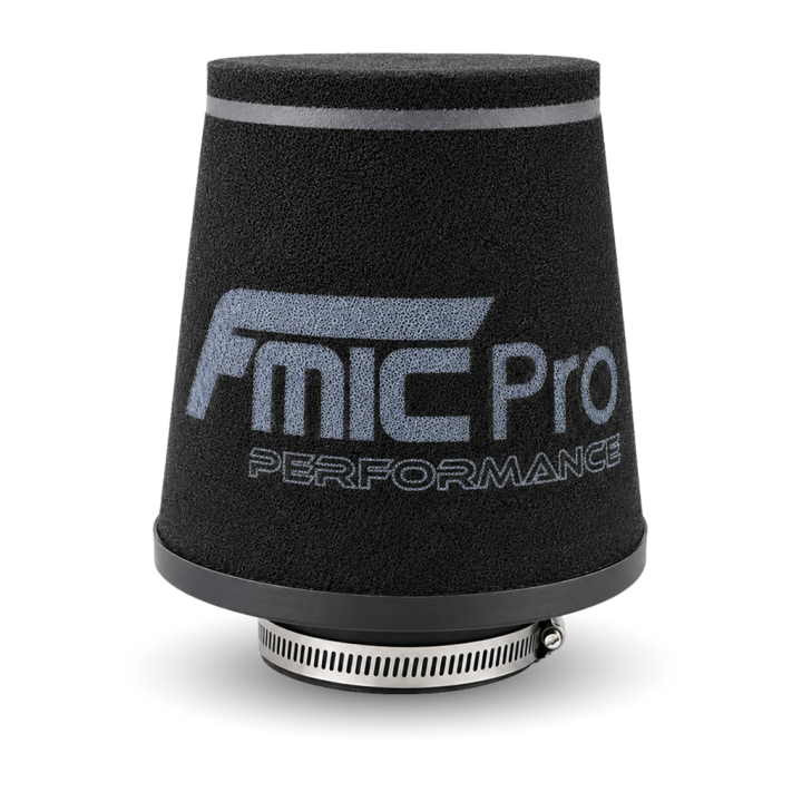 Stożkowy gąbkowy filtr powietrza FMIC.Pro dł. 155mm średnica montażowa 80mm