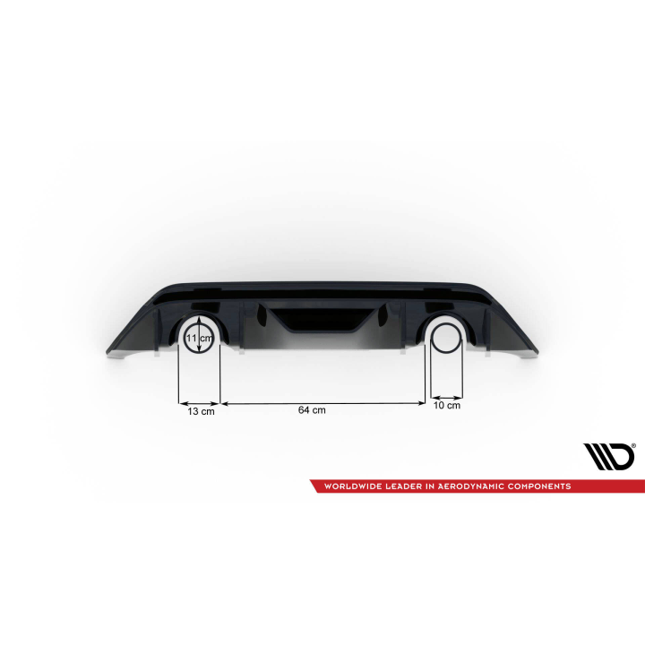 Dokładka Tylna V.3 Ford Fiesta ST Mk8
