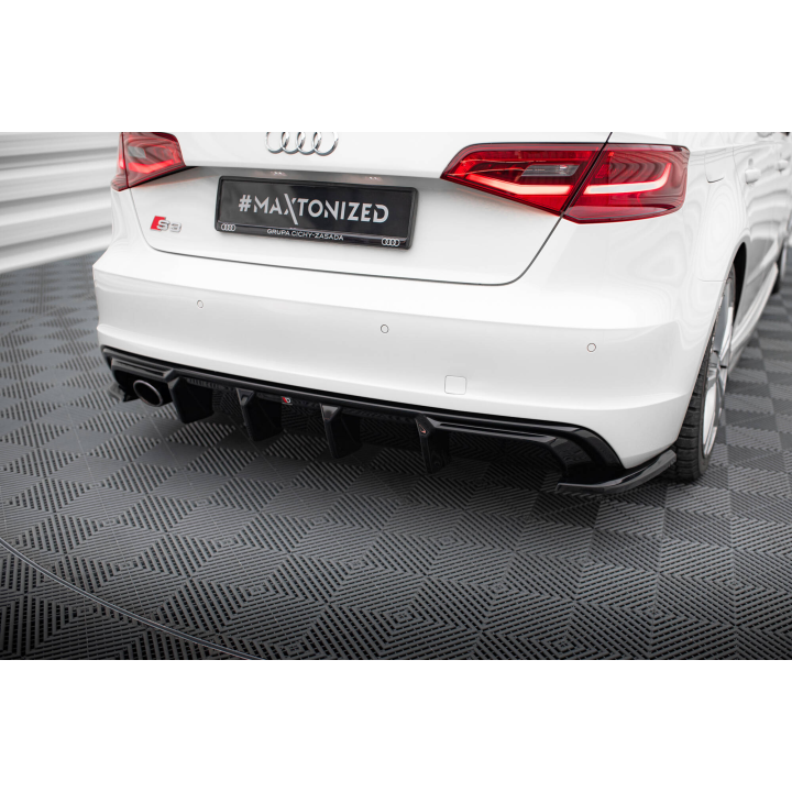 Dokładka Tylna Audi A3 S-Line Sportback 8V (Wersja z pojedynczą końcówką wydechu z jednej strony)
