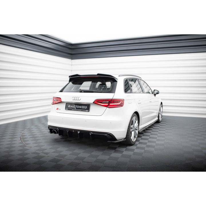 Dokładka Tylna Audi A3 S-Line Sportback 8V (Wersja z pojedynczą końcówką wydechu z jednej strony)