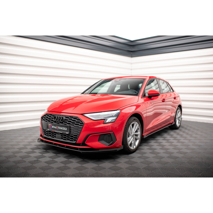 Splitter Przedni Street Pro + Flaps Audi A3 8Y