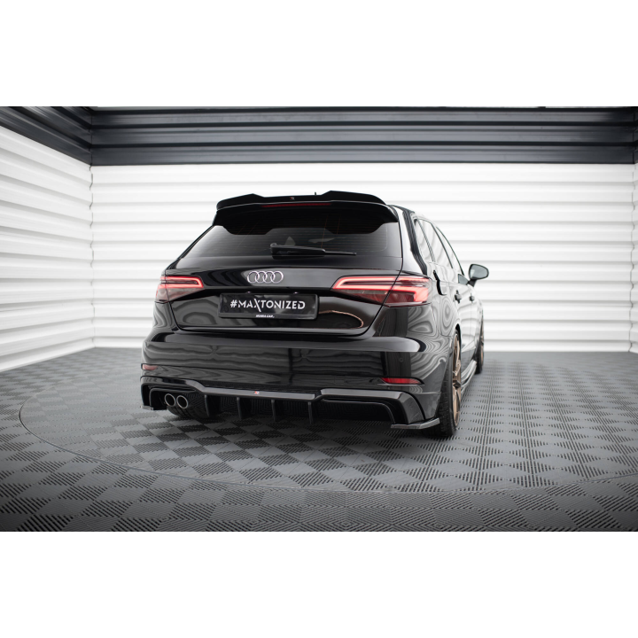 Dokładka Tylna Audi A3 S-Line Sportback 8V Facelift (Wersja z podwójnymi wydechami z jedenj strony)