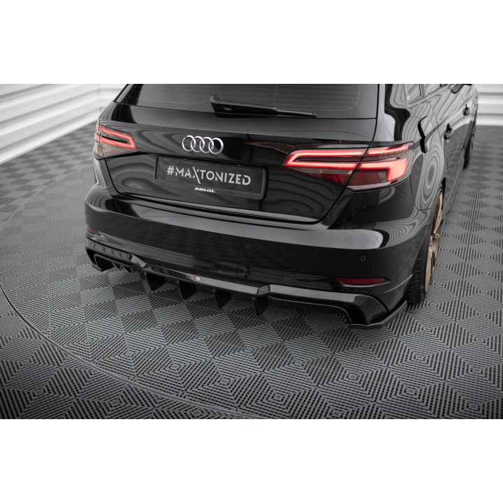 Dokładka Tylna Audi A3 S-Line Sportback 8V Facelift (Wersja z podwójnymi wydechami z jedenj strony)