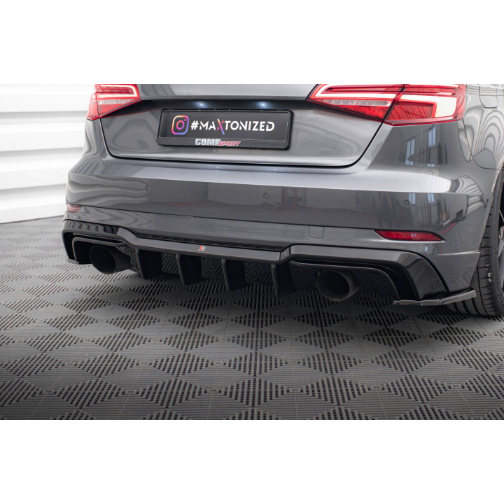 Dokładka Tylna Audi A3 S-Line Sportback 8V Facelift (Wersja z pojedynczymi wydechami z dwóch stron)