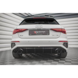 Dokładka Tylna + Atrapa Wydechu Audi A3 S-Line Sportback  8Y