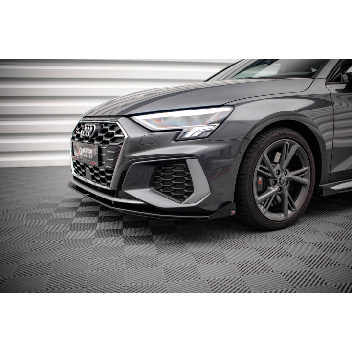 Splitter Przedni Street Pro + Flaps Audi S3 / A3 S-Line 8Y