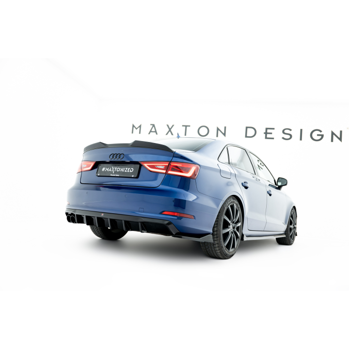 Dokładka Tylna Audi A3 Sedan 8V (Wersja z podwójną końcówką wydechu z jednej strony)