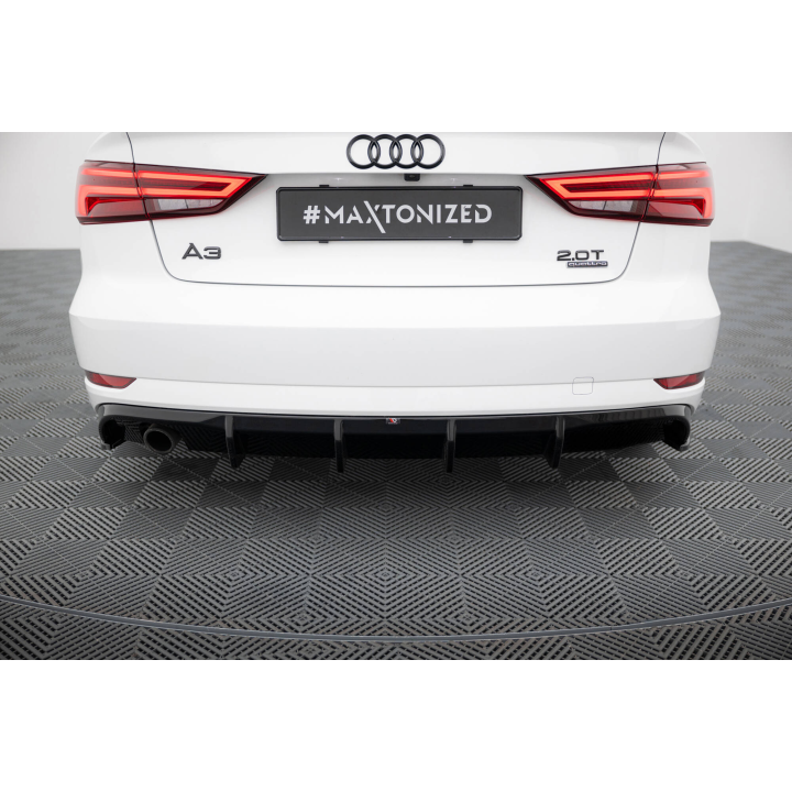Dokładka Tylna Audi A3 Sedan 8V Facelift  (Wersja z pojedynczą końcówką wydechu z jednej strony)