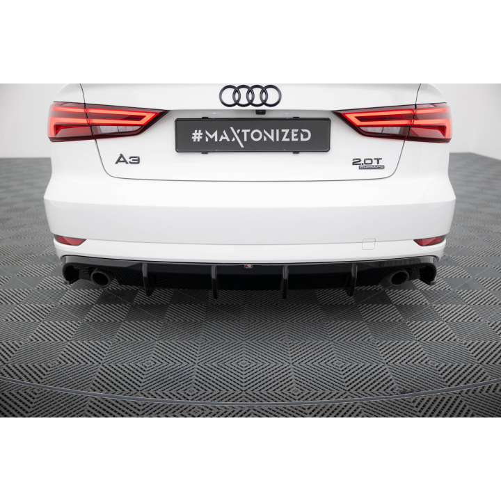 Dokładka Tylna Audi A3 Sedan 8V Facelift (Wersja z pojedynczymi końcówkami wydechu po obydwu stronach)