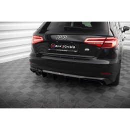 Dokładka Tylna Audi A3 Sportback 8V Facelift (Wersja z pojedynczym wydechem z jednej strony)