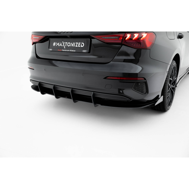 Dyfuzor Tylny Street Pro + Flaps Audi A3 Sedan 8Y