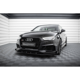 Splitter Przedni Street Pro V.1 + Flaps Audi RS3 Sedan 8V Facelift