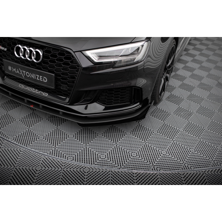Splitter Przedni Street Pro V.1 + Flaps Audi RS3 Sedan 8V Facelift