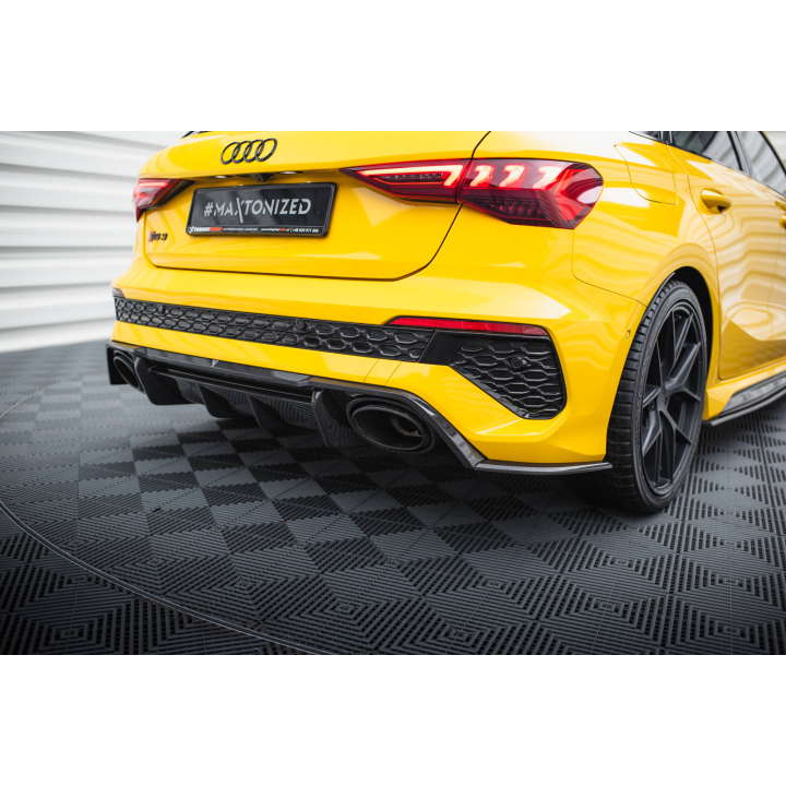 Karbonowe Splittery Tylne Boczne Prepreg Audi RS3 Sportback 8Y