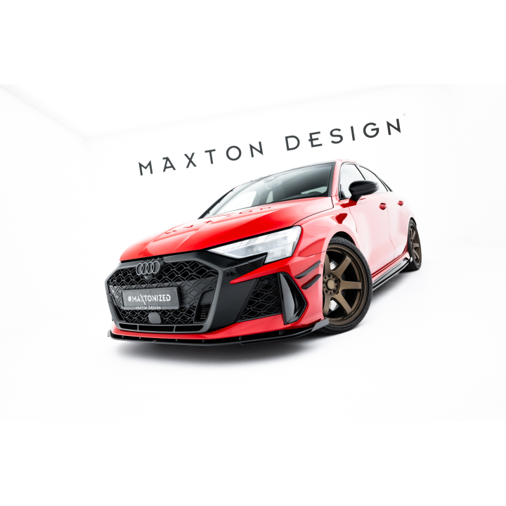Splitter Przedni Street Pro + Flaps Audi RS3 Sportback 8Y Facelift
