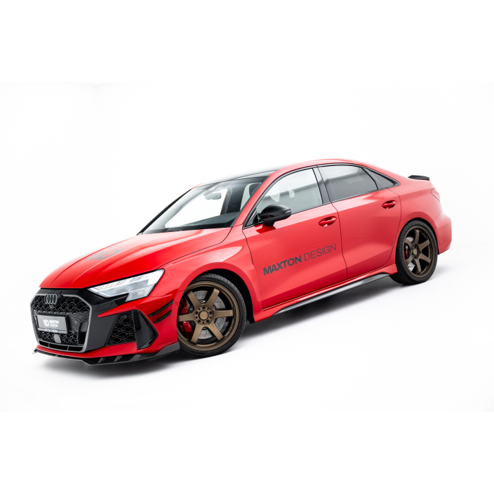 Karbonowe Splittery Boczne Prepreg V.2 Audi RS3 Sedan / Sportback 8Y / 8Y Facelift