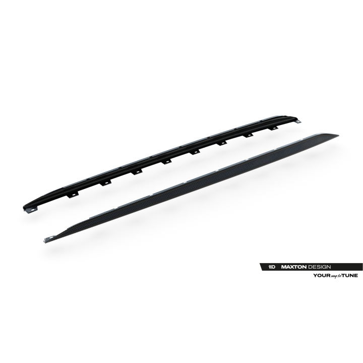 Karbonowe Splittery Boczne Prepreg V.2 Audi RS3 Sedan / Sportback 8Y / 8Y Facelift