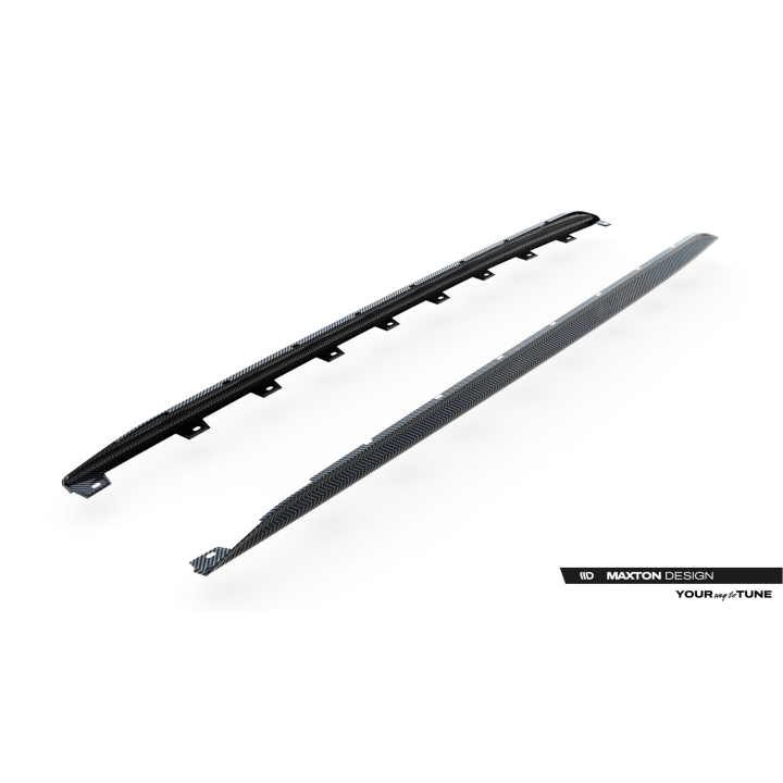 Karbonowe Splittery Boczne Prepreg V.2 Audi RS3 Sedan / Sportback 8Y / 8Y Facelift