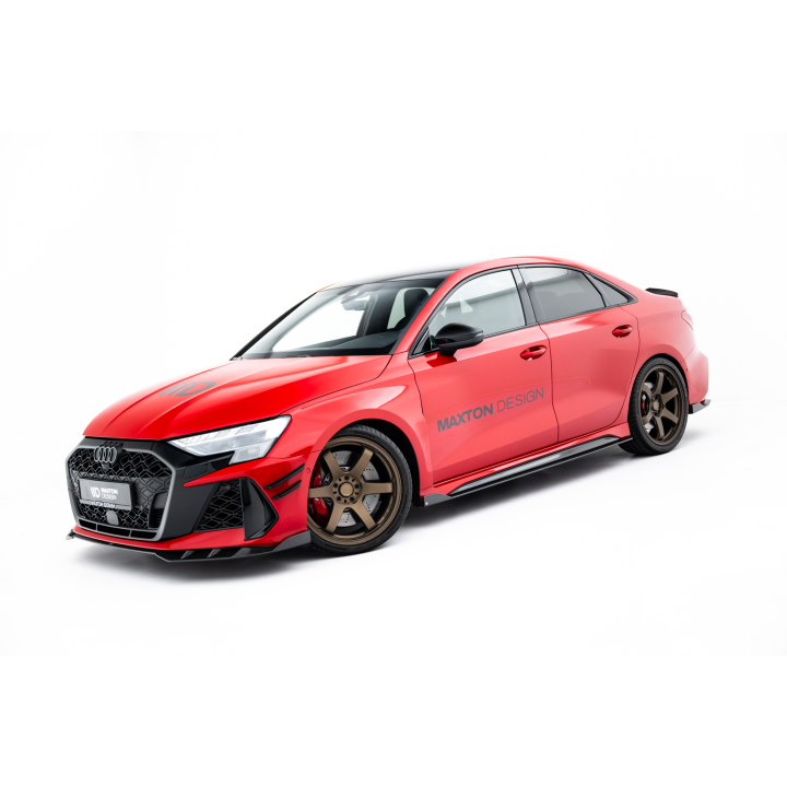 Karbonowe Splittery Boczne Prepreg V.1 Audi RS3 Sedan / Sportback 8Y / 8Y Facelift