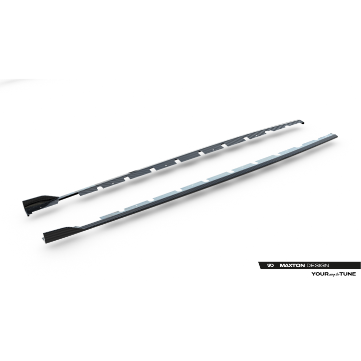 Karbonowe Splittery Boczne Prepreg V.1 Audi RS3 Sedan / Sportback 8Y / 8Y Facelift