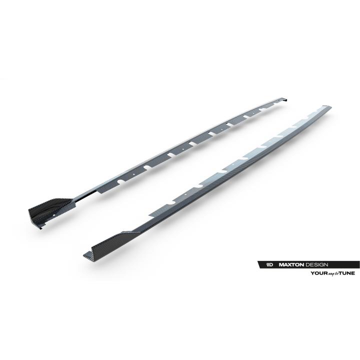 Karbonowe Splittery Boczne Prepreg V.1 Audi RS3 Sedan / Sportback 8Y / 8Y Facelift