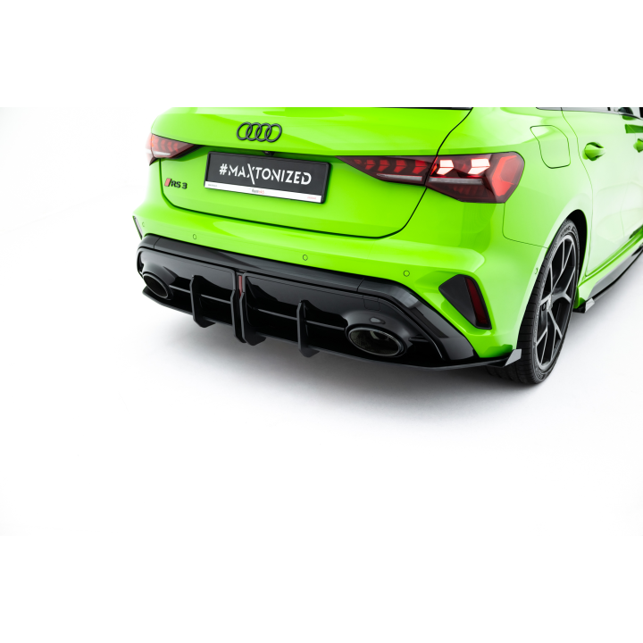 Dyfuzor Tylny Street Pro + Flaps Audi RS3 Sportback 8Y Facelift
