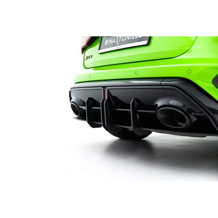 Dyfuzor Tylny Street Pro + Flaps Audi RS3 Sportback 8Y Facelift