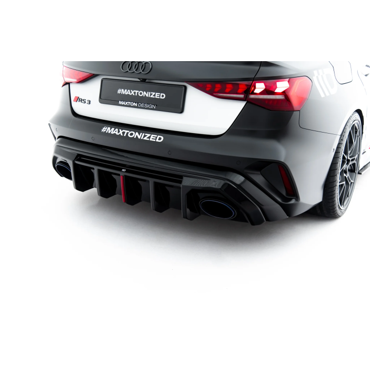 Dokładka Tylna Audi RS3 8Y Sportback 8Y Facelift (Wersja z oryginalnym odblaskiem)