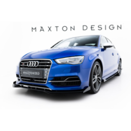 Splitter Przedni Street Pro + Flaps Audi S3 / A3 S-Line Sedan 8V