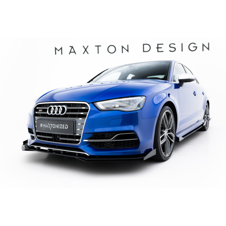Splitter Przedni Street Pro + Flaps Audi S3 / A3 S-Line Sedan 8V