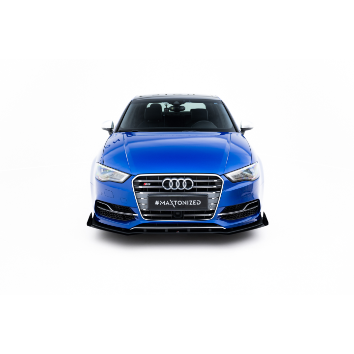 Splitter Przedni Street Pro + Flaps Audi S3 / A3 S-Line Sedan 8V