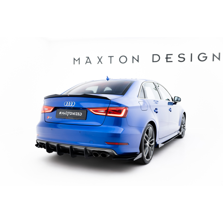 Splittery Tylne Boczne Street Pro + Flaps Audi S3 Sedan 8V