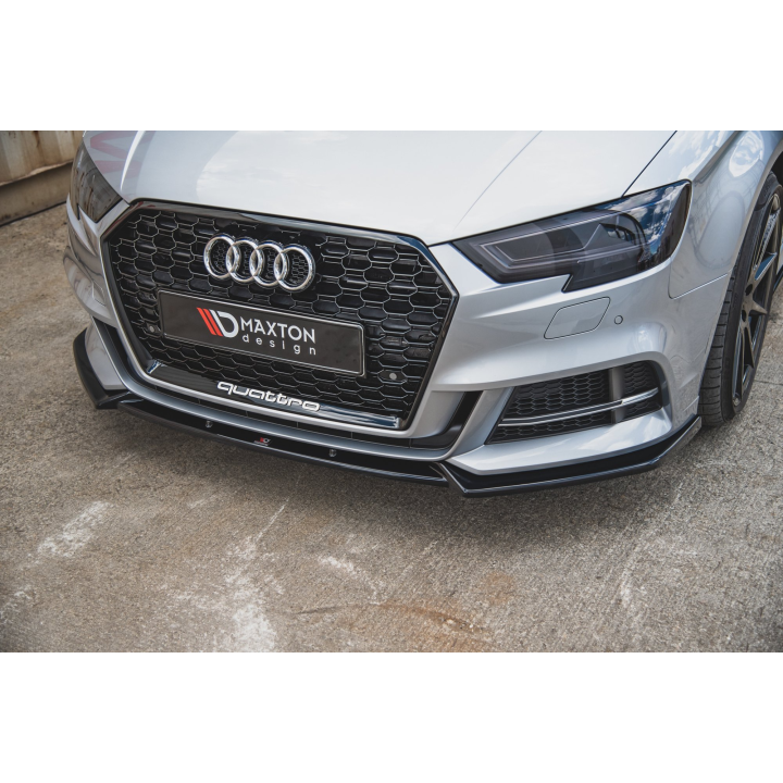 Splitter Przedni V.3 Audi S3 / A3 S-Line 8V FL Sedan