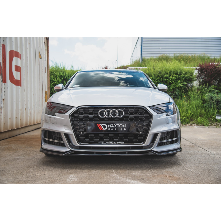 Splitter Przedni V.3 Audi S3 / A3 S-Line 8V FL Sedan