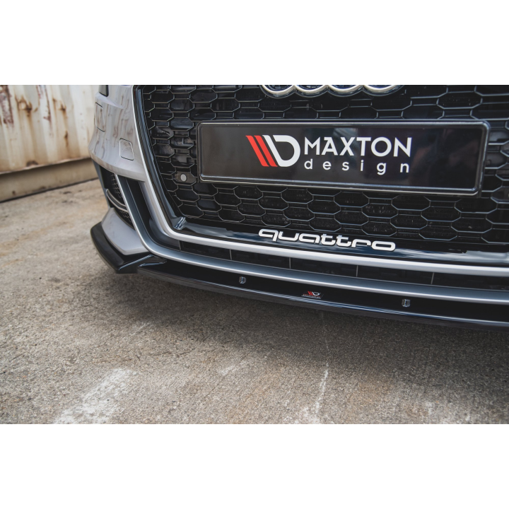 Splitter Przedni V.3 Audi S3 / A3 S-Line 8V FL Sedan